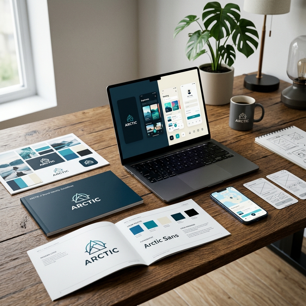 Aura Branding & UI Kit